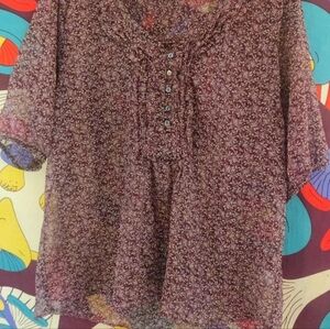 Converse floral top